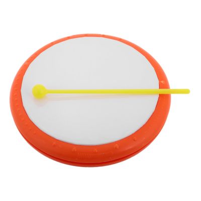 BESPORTBLE Orange Hand Drum Set for Boy Girl Engaging Percussion Instrument for Early Education Enhances Hand-eye Coordination for Kindergarten and Home Use