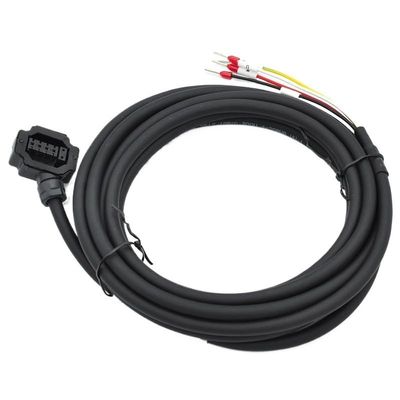 DLKULJMR Servo Power Connection Cable S6-L-M107-3.0-T S6-L-M107-5.0-T S6-L-M107-10.0-T(5M,Standard Cable)