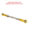 Aluminum Alloy Turnbuckle Rod Linkage, 6Pcs Adjustable Push Rods, Easy Install & Remove, RC Car Upgrade Parts, 5 Colors (Gold) view 2