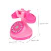 BESPORTBLE 2pcs Mini Telephone Toy for Boys and Girls Interactive Pretend Play Phones for Girls Educational Simulation Telephones for Toddlers Engaging Role Play Accessories view 2