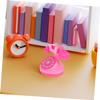 BESPORTBLE 2pcs Mini Telephone Toy for Boys and Girls Interactive Pretend Play Phones for Girls Educational Simulation Telephones for Toddlers Engaging Role Play Accessories view 4