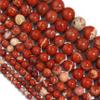 Natural Red Stone Bead Round Loose Bead for Making Necklace Bracelet DIY Accessories 4/6/8/10/12mm,Red Stone,4mm(Approx 86pcs) view 1