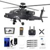 CRAFTLZ F11-S AH64 Remote Control Helicopter for 16+, RC Dual-axis Co-Drive Flybarless 6G/3D Stunt Apache Helicopter Model, Two Batteries (RTF GPS Smart Version) view 2