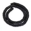 1/3 Strand 5 8 10mm Natural Wooden Beads Coconut Shell Loose Spacer Flat Round Wood Beads for DIY Bracelet Necklace,Light Brown,8mm About 110Pcs view 4