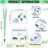 4 Pcs Waste Management Costume Kit Include Recycle Trash Vest Green Mesh Cap Garbage Truck ID Card Gloves view 4
