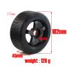 1/7 1/8 RC On-Road tires Embedded hard foam 5-spoke nylon plastic wheels 17mm HEX for Arrma Felony Infraction 6S BLX ARA55006 Typhon 3S 6S MEGA550 LIMITLESS Roller D94 /4PCS view 2