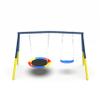 440lbs Heavy-Duty A-Frame Metal Swing Set for Backyard & Playground  Includes 32" Saucer Swing  Durable Steel Frame  Perfect for Kids & Adults view 1