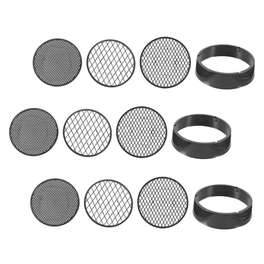 BESPORTBLE 9pcs Plastic Soil Sifting Mesh Sieves Gardening Tool for Sifting Rocks Debris Mesh Sieve for Home Outdoor Use