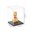 20 Pcs Minifigures Display Cases Set, Mini-Figures Display Cases Fits for Figures Display, Single Mini-Figures Storage Case for Figures Collectors, Acrylic Building Block Display Box Dust-Proof view 2