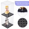 20 Pcs Minifigures Display Cases Set, Mini-Figures Display Cases Fits for Figures Display, Single Mini-Figures Storage Case for Figures Collectors, Acrylic Building Block Display Box Dust-Proof view 4
