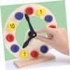 SUPVOX 1set Wooden Sorting Clock Toy for Boys and Girls Educational Clock Plaything Imagination Math Skills Safe Material for Toddlers Learning Toy for Boys Girls view 3