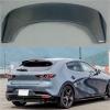 Compatible for Mazda 3 Axela Hatchback 2020 Car Styling FRP Carbon Fiber Rear Spoiler Wing Tail Trunk Lid Cover Auto Decoration(Matte Black) view 3