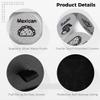 2-Pack Food Decision Dice Set with Stainless Steel Dice, Fun Date Night Gift with Drawer Case for Couples view 4