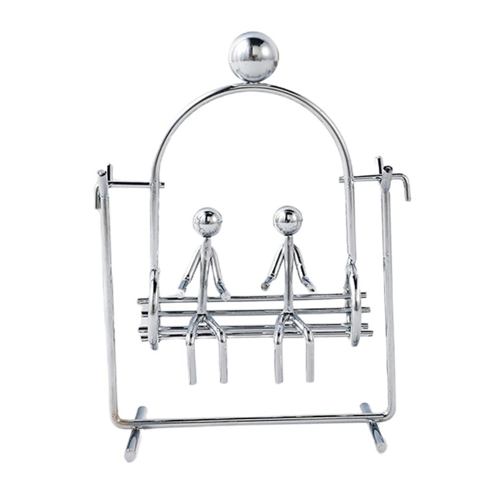 YARNOW Creative Swing Balance Toy Couple Figurine for Desktop Decor Physics Demonstration Fun Office Ornament Unique Friends and Science Enthusiasts