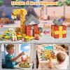 49PCS Mini Magnetic Building Blocks for Kids Ages 3-8 | STEM Educational Travel Toys with Portable Iron Storage Box | Construction Learning Gift for Toddlers, Boys & Girls view 3