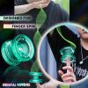 MAGICYOYO K2 Crystal Green Glitter Clear Yoyo, Finger Spin Trick Yoyo for Kids 8-12, Professional Unresponsive/Responsive Convertible Yo-Yo with 12 Strings + Ball Case Bag(Glitter Green) view 3