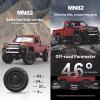 captainrc 1:12 Scale Trucks MN82 RC Rock Crawler, 2.4Ghz Toyota Remote Control Truck, 4WD 2 Speeds Switch RC Crawler Off-Road Pick-up Equipped with 2 Rechargeable Batteries (Red) view 2