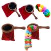 sumrica Magic 2 PCS Magical Magic Props Change Bag Make it Appear or Disappear for Magic Tricks(Red,Handle 29cm Bag 15cm x 15cm x 26cm) view 1