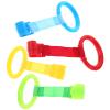 COOPHYA 8pcs Bed Standing Pull Ring Toys for Boys and Girls Learning Standing Harness for Pull up Ring for Playpen view 1