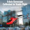 Authticar Remote Control Helicopter with Altitude Hold and LED Lights, 2.4GHz 6-axis Gyro Mini Shotting Aircraft for Adults Teen (Red) view 3
