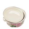 YOYDHVMKR Milk Pot Enamel Bowl Baby Food Bowl Ear Pot Cartoon with Lid Induction Pot Cooking view 4