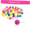 YARNOW 60pcs Balls for Raffles and Games Bingo Balls for Fundraisers Parties and Classroom Activities view 2