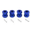 4PCS Metal 17mm Wheel Hubs Hex Nut Upgrades Parts for ARRMA 1/8 6S KRATON Outcast RC Car Parts view 1