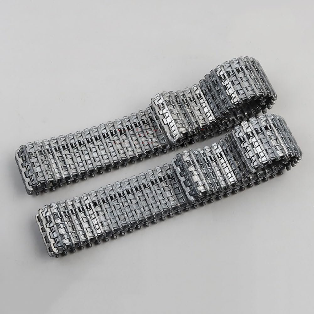 RC Tank Upgrade Repair and Modification Parts Metal Caterpillar, Drive Wheels, etc. Suitable for Henglong 1/16 German Tiger I Heavy Tank3818-1 (Metal Track)