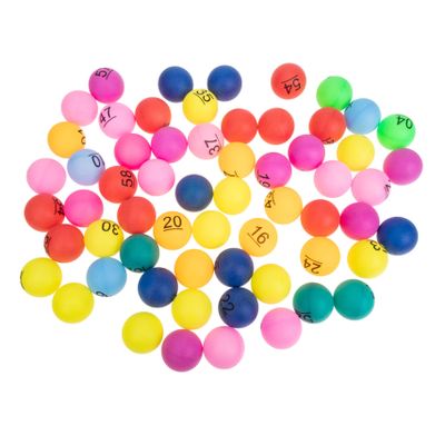 POPETPOP 60pcs Game Balls Raffle Ball Props for Parties Events and Kindergarten Activities from for Drawings and Games
