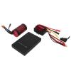 ANGGREK RC Brushless Motor ESC Set, RC Brushless ESC Aluminum Cover 4 Pole Rotor with Program Card for 1/12 Remote Control Car (3700KV) view 3