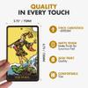 Wyspell Classic Tarot Cards for Beginners - Original Tarot Cards with Guide Book - Beginner Tarot Deck (Dark) view 3