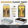 Wyspell Classic Tarot Cards for Beginners - Original Tarot Cards with Guide Book - Beginner Tarot Deck (Dark) view 4