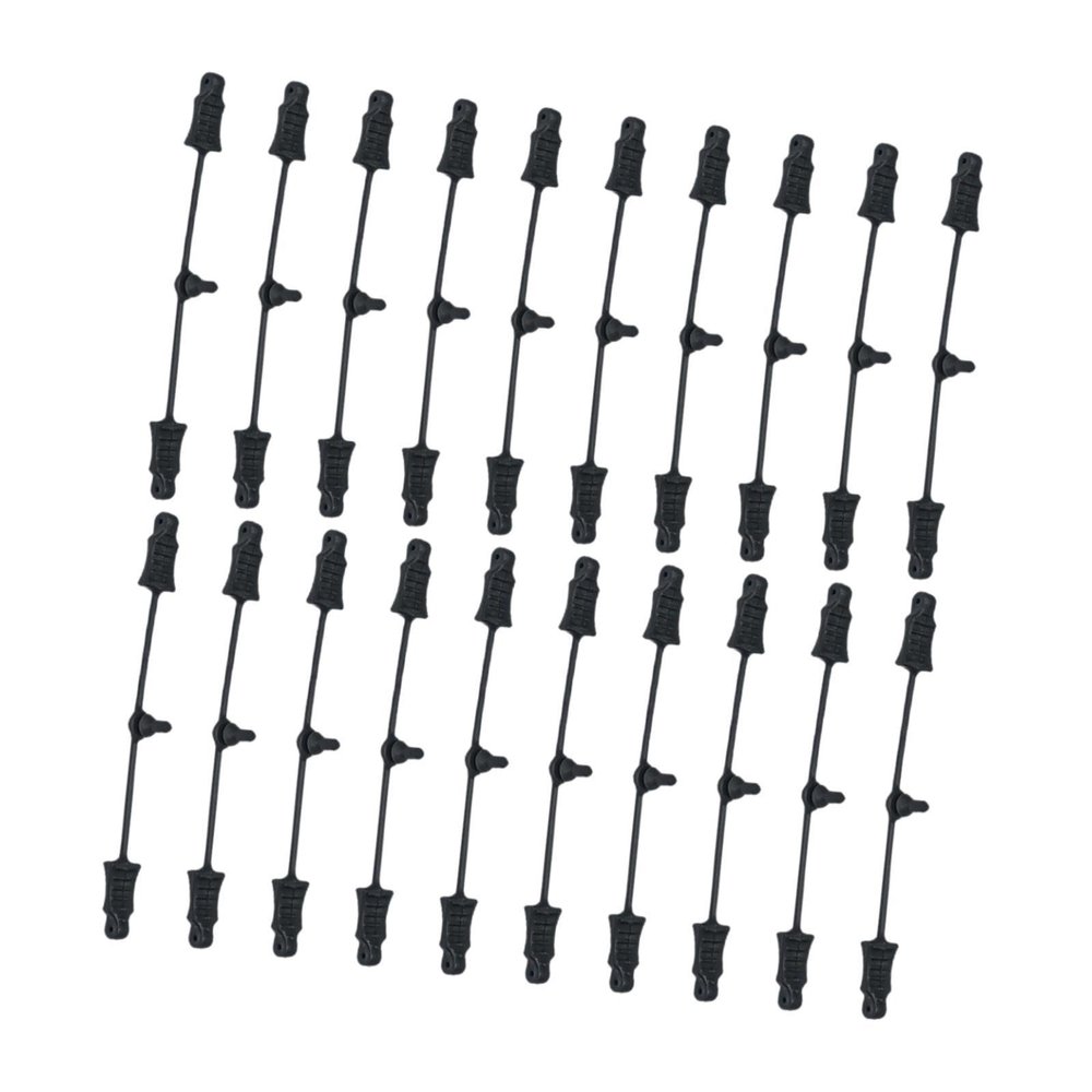 DYNWAVE RC Rubber Retainer Pull Tabs RC Car Accessories Utility Easy Installation Professional High Performance Body Clip Retainer, 20 Pieces