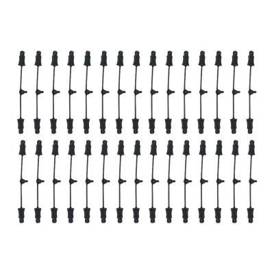CoudarTitie RC Rubber Retainer Pull Tabs Body Clip Retainer Directly Replace Easy Installation High Reliability RC Car Attachments, 30 Pieces