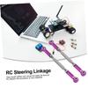 Totority 6pcs Adjustable Rc Pull Rods for Steering and Suspension Linkage Compatible and Buggies view 3