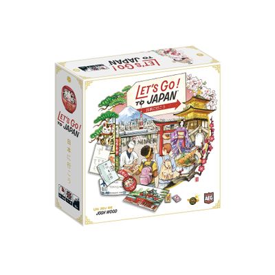 Don't Panic Games | Let's Go! to Japan | Board Game | Ages 10+ | 1-4 Players | 45 Minutes | French Version
