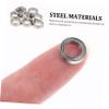 CHILDWEET 7x11x3mm Metal Ball Bearings for Remote Control Cars 10-Piece Steel Bearing Set Compatible 1/12 1/14 1/18 Models Upgrade Parts for RC Car Accessories view 3