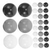 GLEAVI 50pcs Plastic Ocean Balls for Boy Girl Play Balls for Party Decoration Black White Dark Gray Fun for Pits Kiddie Pools Indoor Play Areas view 1