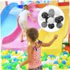GLEAVI 50pcs Plastic Ocean Balls for Boy Girl Play Balls for Party Decoration Black White Dark Gray Fun for Pits Kiddie Pools Indoor Play Areas view 4