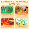LESSETI Marble Run for Kids - 133 PCS Construction Building Blocks Toys with Plastic Marbles, Maze Marble Track STEM Educational Toy, Birthday Gifts for Boys and Girls view 3