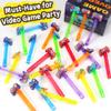 24Pcs Video Game Bubble Wands for Kids Party Favors Supplies Decorations, Pinata Goodie Bag Stuffers & Classroom Prizes Valentines Easter Halloween Christmas Stuffers view 3