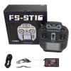 Hylukon Flysky FS-ST16 16CH 2.4GHz RC Transmitter and FS-SR8 Receiver, 3.5 Inch IPS Screen Transmitter with Receiver Set for Remote Control Plane Car Boat (Black) view 1