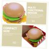 ERINGOGO Wooden Kitchen with Pretend Food Hamburger and Fries Set for Role Play Breakfast Play Food Accessories for Creative Exploration and Imaginative Play view 3