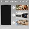 Fake Phone Dummy PropPhone, BlackScreen Decoy PhonePear PhoneNon-Working Phone16e 16Pro Max, DisplayPhone Look Like Real Phonepro max16 (16,White,Black Screen) Prop Mobile Phone view 4