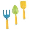 FONDOTIN Boys and Girls Garden Hand Tools 3pcs Set Small Garden Shovel Rake Planting Tools for Boys and Girls' Outdoor Play view 1