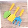 FONDOTIN Boys and Girls Garden Hand Tools 3pcs Set Small Garden Shovel Rake Planting Tools for Boys and Girls' Outdoor Play view 3