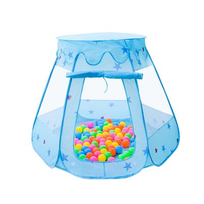 FELTECHELECTR Boys and Girls Hexagon Tent Game House Boys and Girls Play Tent Ball Pool Indoor Outdoor Playhouse for Year