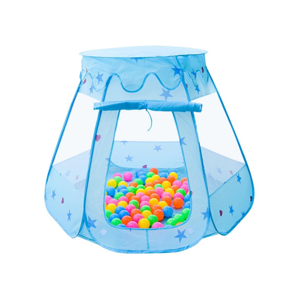 FELTECHELECTR Boys and Girls Hexagon Tent Game House Boys and Girls Play Tent Ball Pool Indoor Outdoor Playhouse for Year