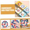 HONMEET 1set Boy Girl Teaching Clock Toy Educational Learning Model for Boy Girl Wood Material Promotes Recognition and Cognitive Skills for Family Interaction and Early Learning view 4