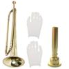 1Set Beginner Trumpet with Gloves Durable Instrument for Students Present for Exquisite Workmanship for Home Decoration view 1
